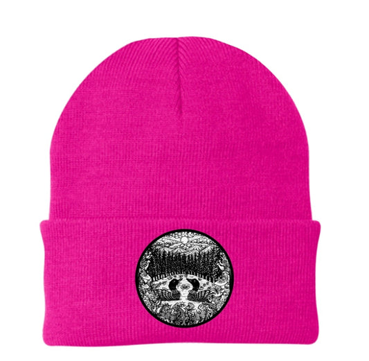 Loon Patch Beanie - Neon Pink